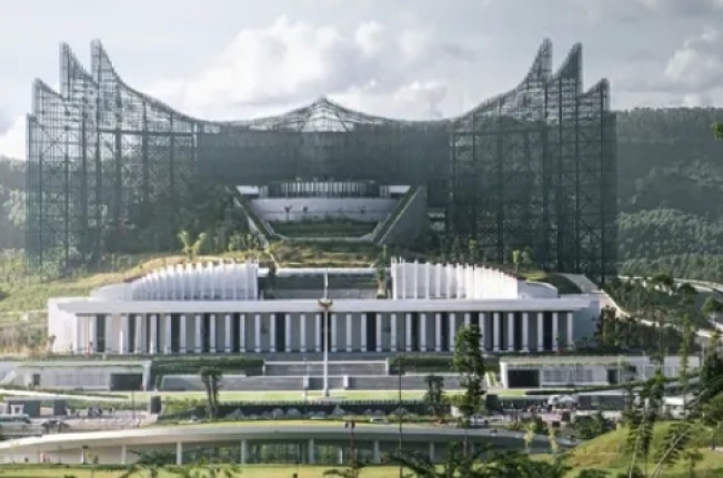 Ilustrasi Gedung IKN Nusantara. [Instagram]
